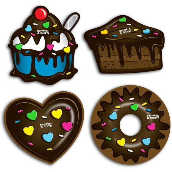 Chocolate Scented Valentine's Day Cards– 28 Pack with Envelopes‎ Scratch & Sniff - Picture 5 of 6